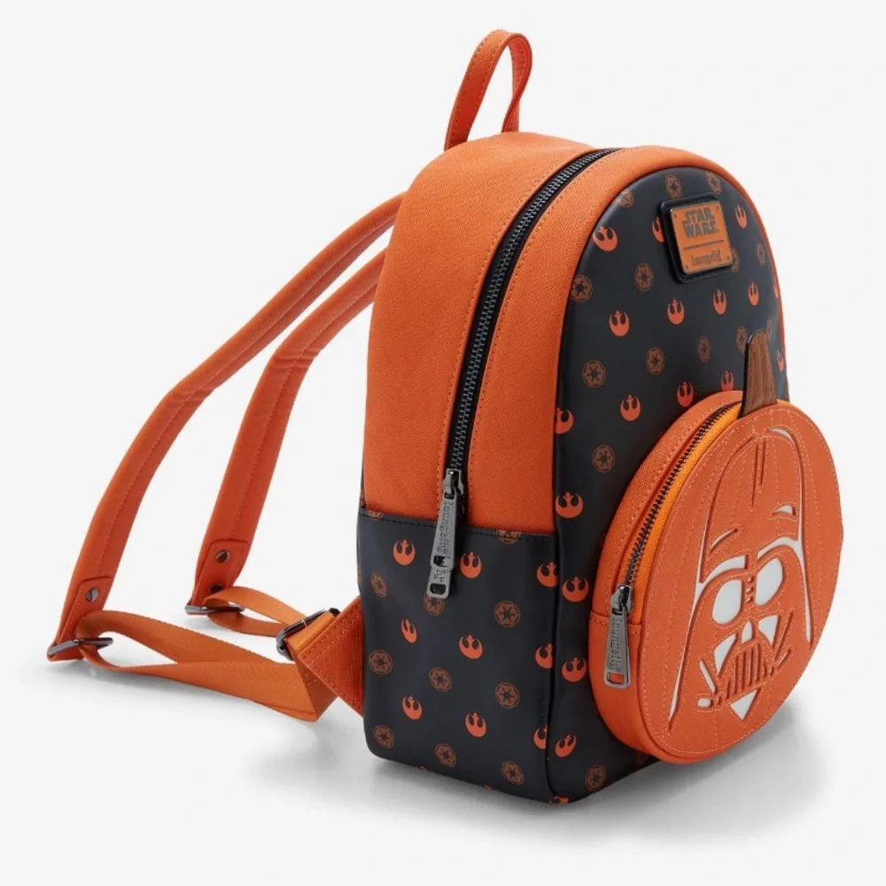 Loungefly Star Wars Darth Vader‎ Glow-in-the-Dark Jack-o-Lantern Mini Backpack